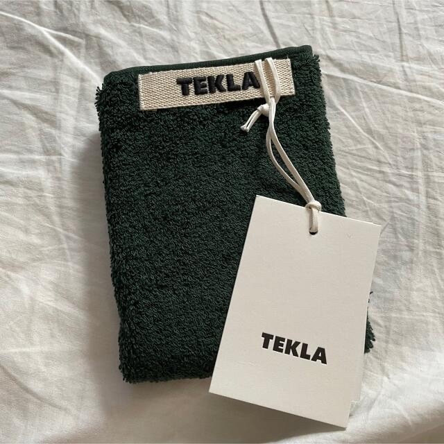 新品未使用品 TEKLA テクラ 2枚セット グリーン系 ウォッシュクロスタオル