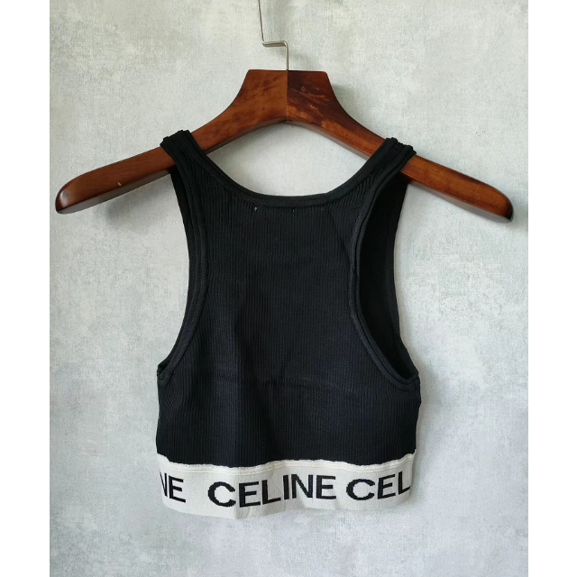 お得正規品 celine - celine セリーヌ ロゴ タンクトップの通販 by
