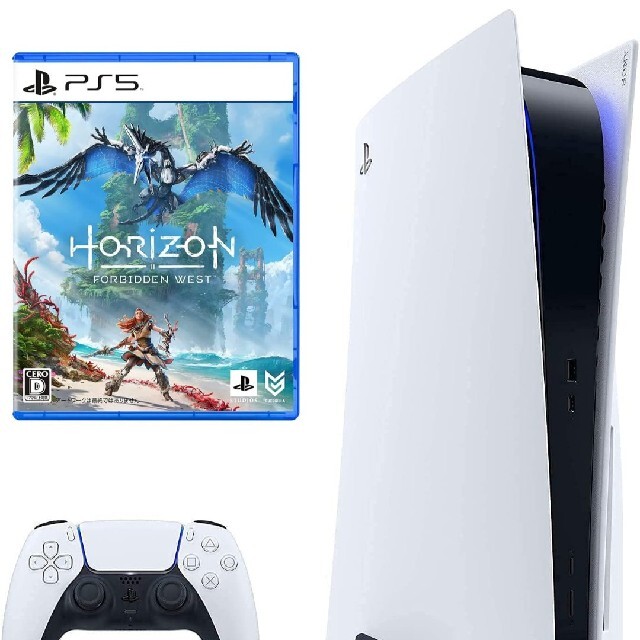 PS5本体 + Horizon Forbidden Westゲームソフト/ゲーム機本体