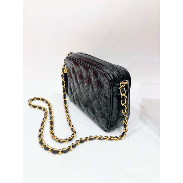 愛用 CHANEL - 【シャネル】マトラッセ リザード チェーンショルダー