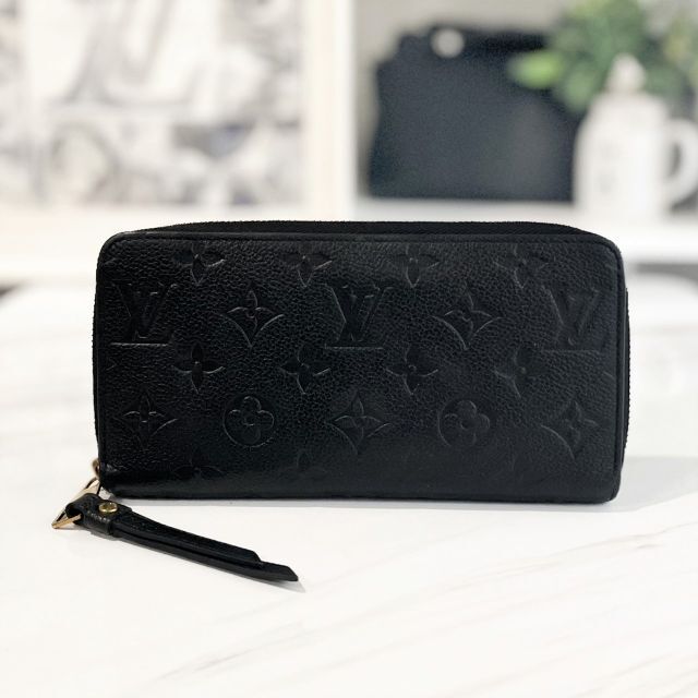 最安価格 LOUIS 美品☆ ルイヴィトン ジッピーウォレット ノワール