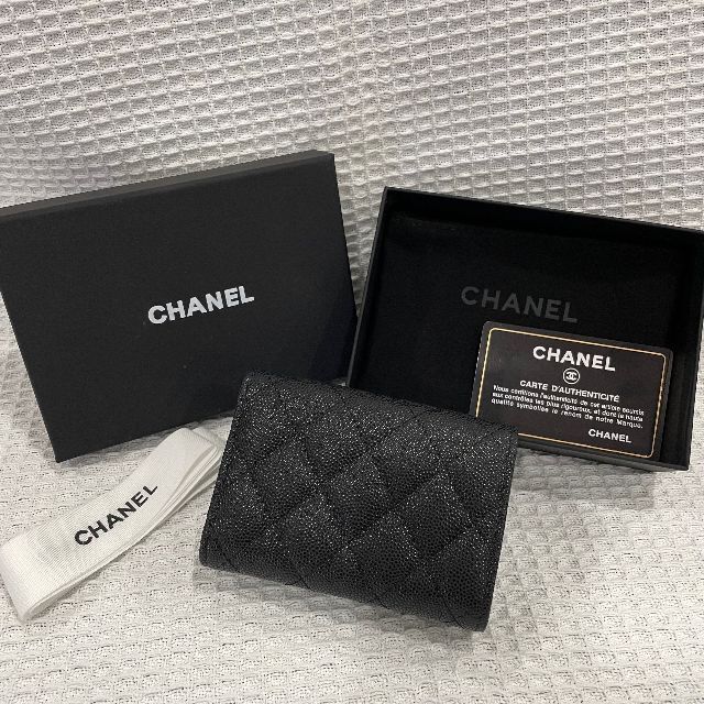 与え CHANEL ミニ財布 三つ折り財布 clinergy.com.br