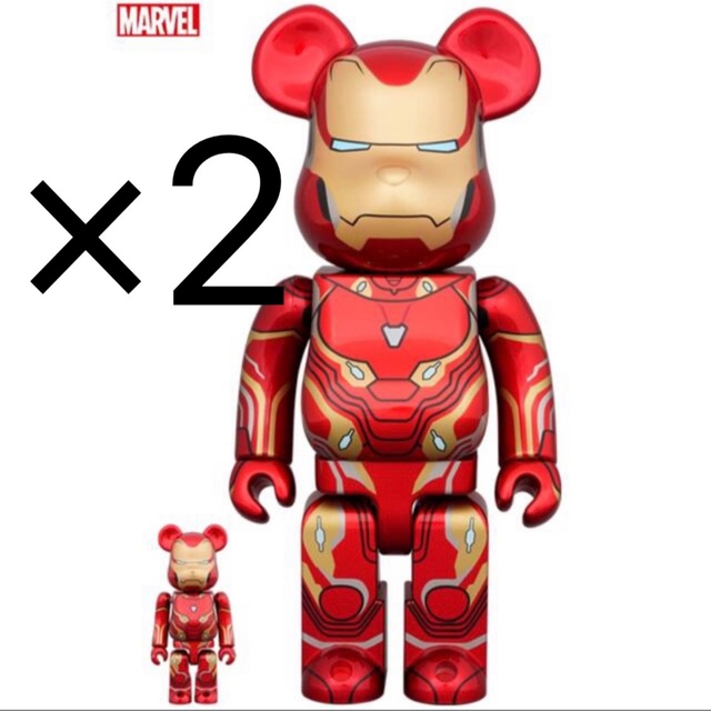 BE@RBRICK IRON MAN MARK 50 100％ & 400％