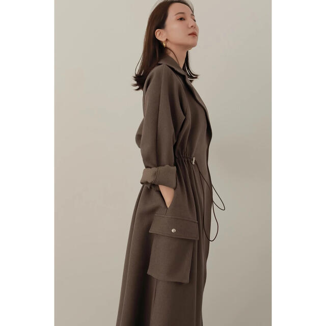 TODAYFUL(トゥデイフル)のlouren 店舗限定　trench flare onepiece     レディースのワンピース(ロングワンピース/マキシワンピース)の商品写真