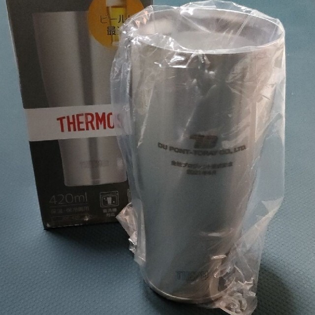 THERMOS(サーモス)の新品未使用 サーモス 真空断熱タンブラー JDE-420 インテリア/住まい/日用品のキッチン/食器(タンブラー)の商品写真