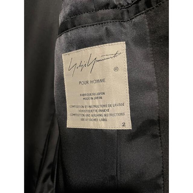 Yohji Yamamoto(ヨウジヤマモト)のヨウジヤマモト20AW 腕章付アンバランスJKT メンズのジャケット/アウター(テーラードジャケット)の商品写真