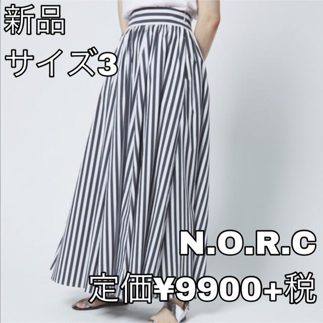 2497✩N.O.R.C✩ウエストシャーリングボリュームスカート✩サイズ3