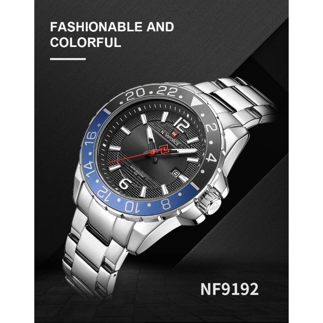 78%OFF!】 Naviforce 未使用に近い メンズ 腕時計 クォーツ アナログ時計