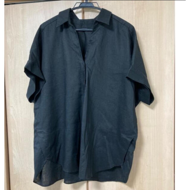 BARNYARDSTORM(バンヤードストーム)のリネンスキッパーシャツ レディースのトップス(シャツ/ブラウス(半袖/袖なし))の商品写真