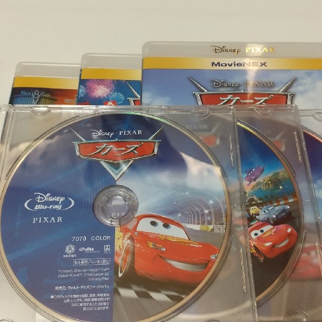 ディズニー　カーズ　DVD 1.2.3 国内正規品　未再生