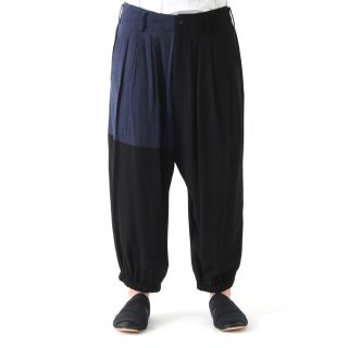 ヨウジヤマモト(Yohji Yamamoto)のヨウジヤマモト17SS Thigh Patch Pants(スラックス)