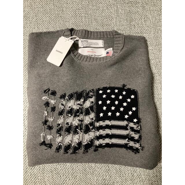 DAIRIKU 22AW  インサイドアウトニット　American dream