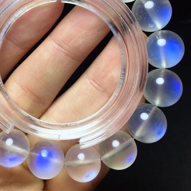 天然】ムーンストーン ペリステライト ブレスレット 12.5mm | www