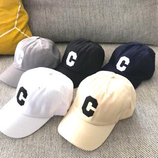 キャップ　CAP ロゴ　ベーシック　ベースボールキャップ　C　(キャップ)