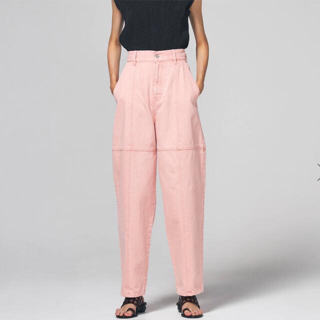 完売AKIRA NAKA Miriam panel denim PT ピンク | wellsprings.uk.net