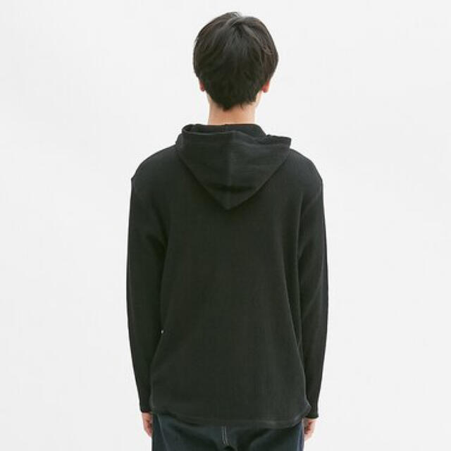 GU(ジーユー)のGU ワッフルビッグプルパーカ メンズのトップス(Tシャツ/カットソー(七分/長袖))の商品写真