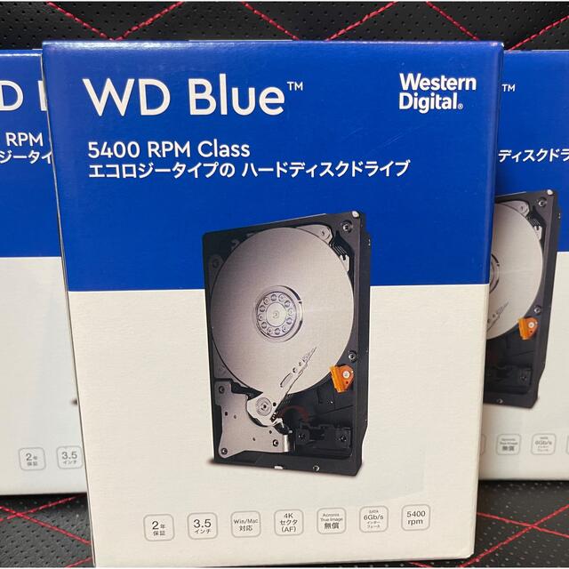 (新品未開封品) HDD WB Blue 6 Tb✖️3点