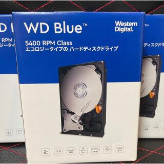 新品未開封品) HDD WB Blue 6 Tb✖️3点の通販 by ライオン ライオン