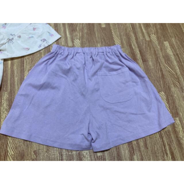 しまむら(シマムラ)のしまむら　上下セット　130 キッズ/ベビー/マタニティのキッズ服女の子用(90cm~)(Tシャツ/カットソー)の商品写真