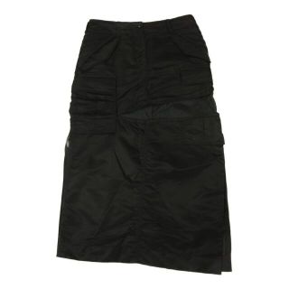 サカイ(sacai)のSacai サカイ 22SS 22-06064 Nylon Twill Skirt ナイロン ツイル ミックス スカート 黒 ブラック系 3【中古】(その他)