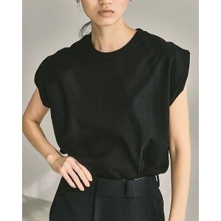 トゥデイフル(TODAYFUL)の【美品】完売 TODAYFUL  Puff Shoulder Tanktop 黒(タンクトップ)