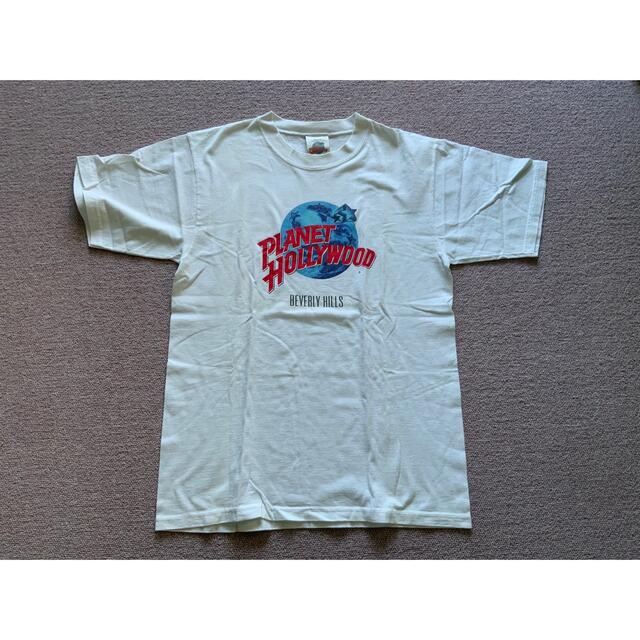 Planet Hollywood Beverly Hills ロゴTシャツ　白