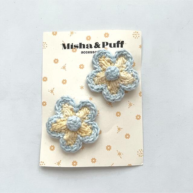 misha and puff フラワークリップ新品