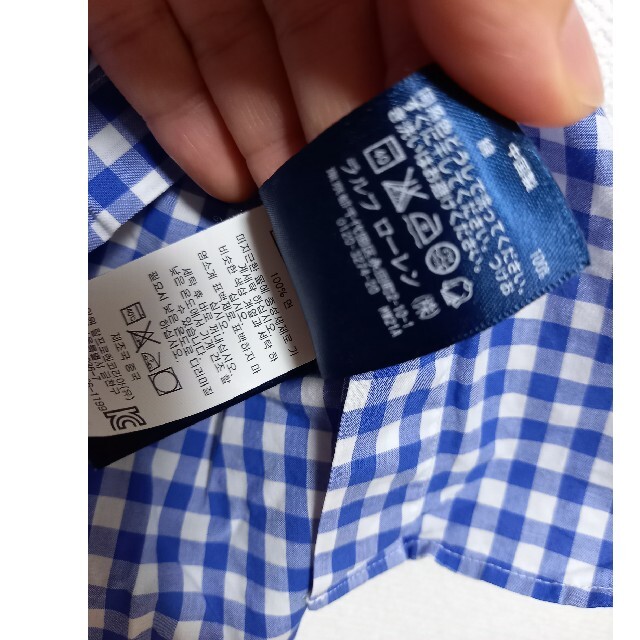 POLO RALPH LAUREN(ポロラルフローレン)のポロラルフローレン　半袖　シャツ　ギンガムチェック レディースのトップス(シャツ/ブラウス(半袖/袖なし))の商品写真