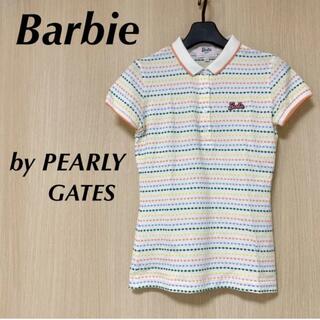 バービー(Barbie)のBarbie バービー ポロシャツ レディース 0 半袖 ドット柄 Tシャツ(ウエア)