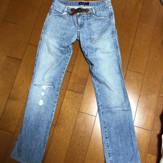 アールジーン(Earl Jean)の【美品・アールジーン】ダメージデニム ジーンズ　25インチ(デニム/ジーンズ)