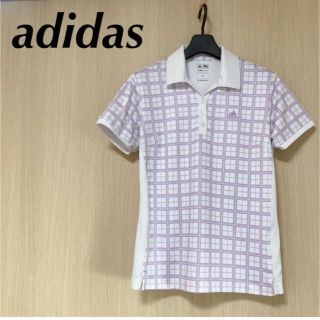 アディダス(adidas)の美品 adidas アディダス レディース ポロシャツ M 半袖 Tシャツ(ウエア)