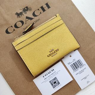 コーチ(COACH)のおまとめ　コーチ ミニ スキニー IDケース パスケース 定期入れ イエロー(財布)