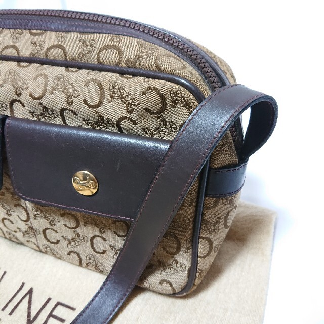 CELINE 馬車ロゴ Cロゴ ショルダー バッグ ヴィンテージ