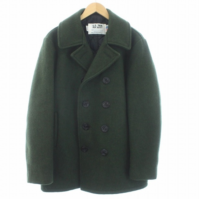 schott(ショット)のショット U.S.740N PEA JACKET ピーコート Pコート 40 L メンズのジャケット/アウター(ピーコート)の商品写真