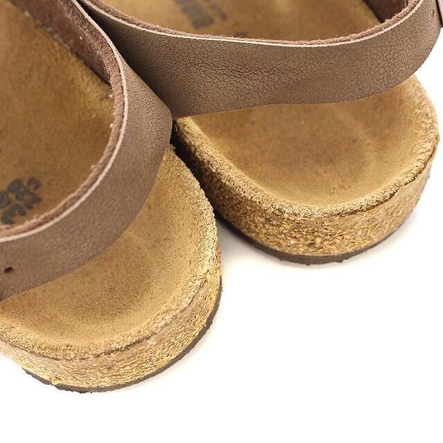 BIRKENSTOCK(ビルケンシュトック)のビルケンシュトック BIRKENSTOCK サンダル ミラノ 34 22 茶 レディースの靴/シューズ(サンダル)の商品写真