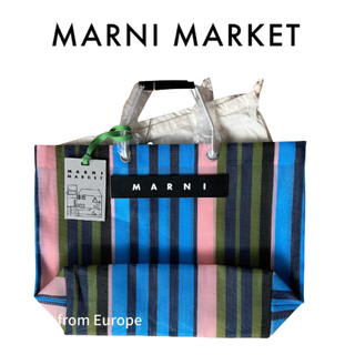 人気☆MARNI バッグ マルチカラー MARNI MARKET 新品、未使用(トートバッグ)