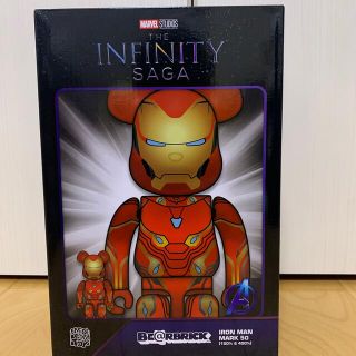 メディコムトイ(MEDICOM TOY)のBE@RBRICK IRON MAN MARK 50 100％ & 400％(キャラクターグッズ)