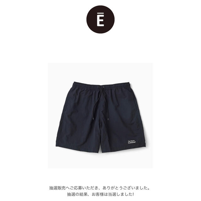ennoy エンノイ Nylon Shorts Mサイズ　BLACKパンツ