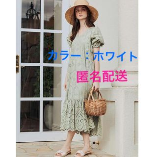 エイミーイストワール(eimy istoire)のSALE  eimy istoire  カットワークバックオープンロングワンピ(ロングワンピース/マキシワンピース)