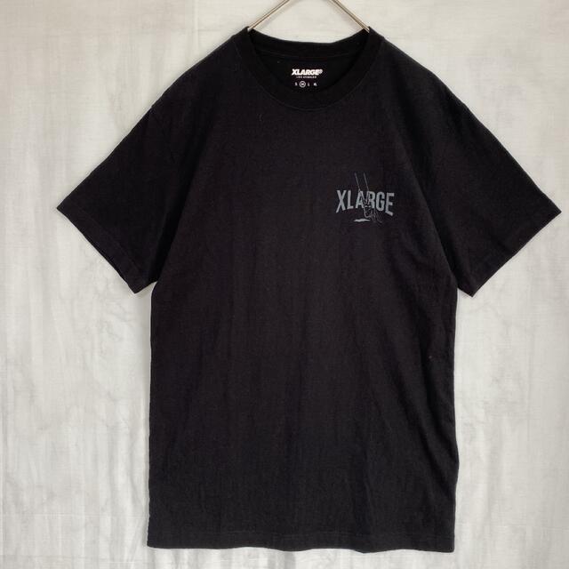 XLARGE(エクストララージ)の【大人気デザイン】美品　xlarge エクストララージ　ブランコガール　ブラック メンズのトップス(Tシャツ/カットソー(半袖/袖なし))の商品写真