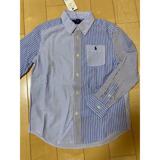 ポロラルフローレン(POLO RALPH LAUREN)のラルフローレン　シャツ　新品　7歳　130 クレイジーパターン　ボタンダウン　(ブラウス)