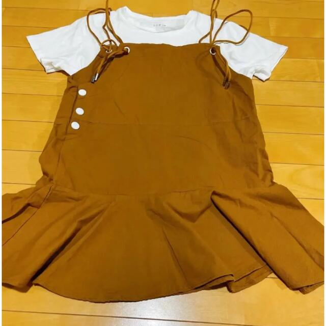 オーバーオール　サロペット　ワンピース　韓国　夏服 レディースのパンツ(サロペット/オーバーオール)の商品写真