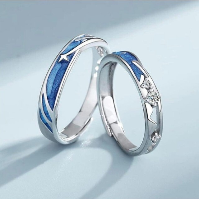 X221 ペアリング 結婚指輪 レディース  メンズ カップル フリーサイズ