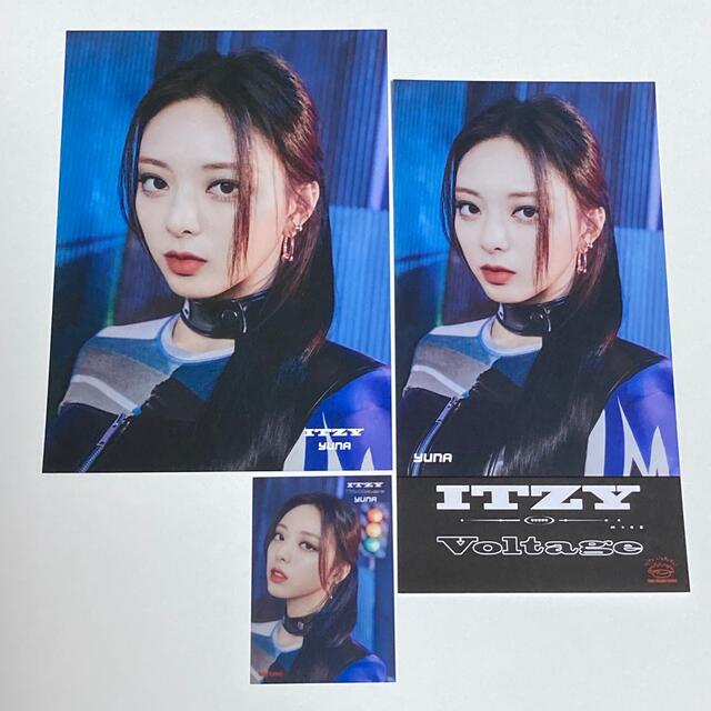 ITZY(イッチ)のITZY Voltage タワレコ特典 セット ユナ エンタメ/ホビーのタレントグッズ(アイドルグッズ)の商品写真