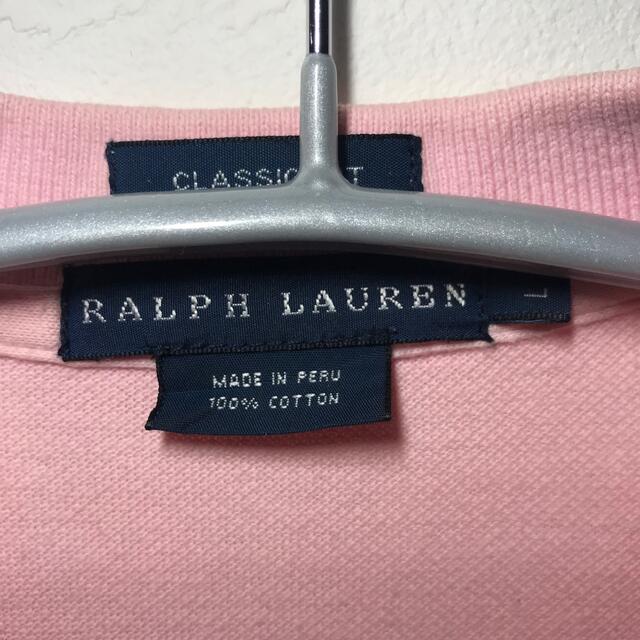 Ralph Lauren(ラルフローレン)の【希少】ラルフローレン Ralph ポロシャツ S ピンク ヴィンテージ 古着 レディースのトップス(ポロシャツ)の商品写真