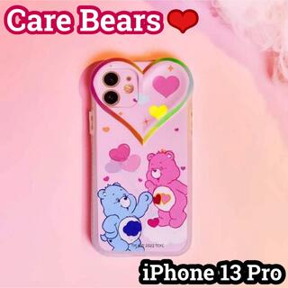 ケアベア(CareBears)の【新品】ケアベア　iPhoneケース　13Pro  韓国(キャラクターグッズ)