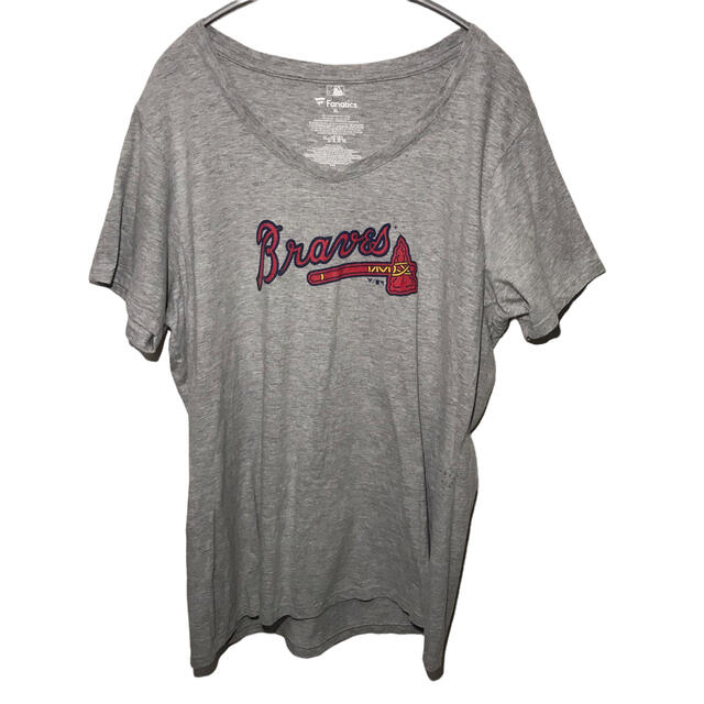 ART VINTAGE(アートヴィンテージ)の【希少】MLB ヴィンテージ Tシャツ XL グレー 輸入古着 レディースのトップス(Tシャツ(半袖/袖なし))の商品写真