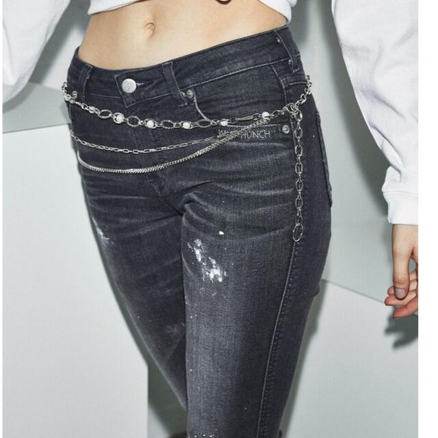 juemi INYO(PAINT FLARE) ブラックXS レディースのパンツ(デニム/ジーンズ)の商品写真