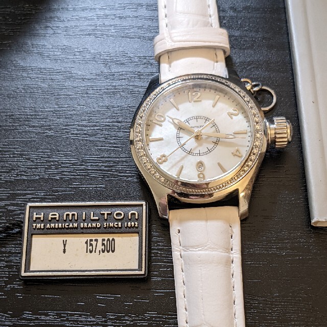 Hamilton(ハミルトン)の(定価15万円 動作ok)ハミルトン カーキ シークィーン レディースのファッション小物(腕時計)の商品写真