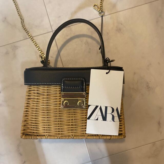 ZARA(ザラ)の新品ZARA ラタンミノディエールケース レディースのバッグ(ショルダーバッグ)の商品写真